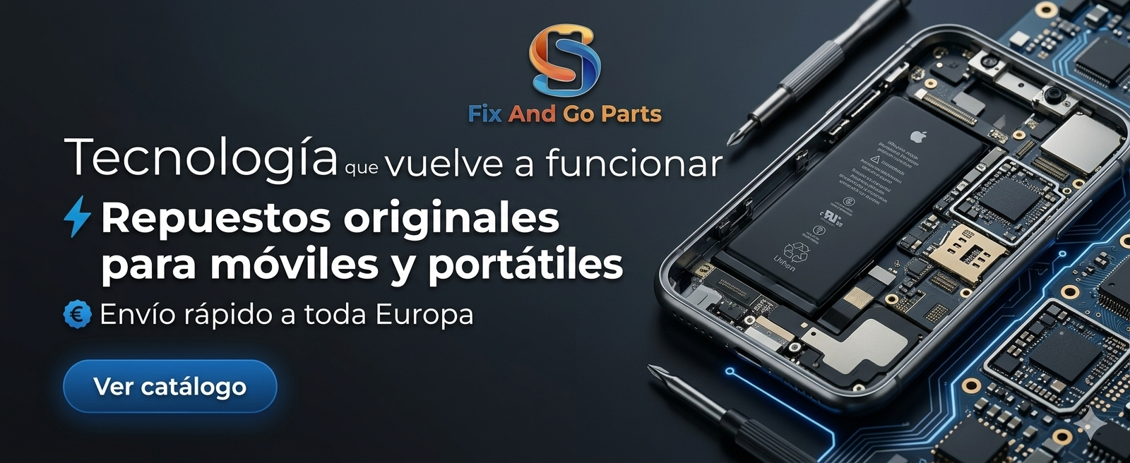 Repuestos originales para móviles y portátiles — Distribuidor profesional en España