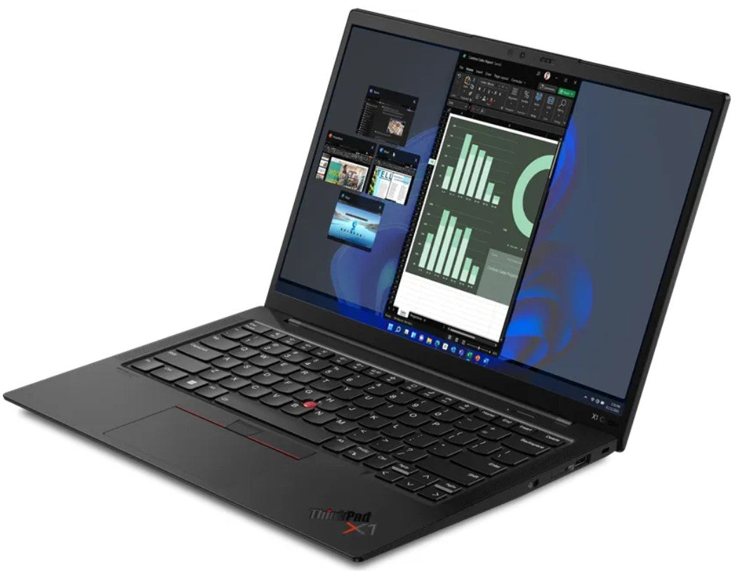 Lenovo Thinkpad X1 Carbon (10th Gen) 14" , Core i7-1255U, 16GB RAM, 1TB M2, 14.0 WUXGA  - Reacondicionado Grado A - Estética Excelente